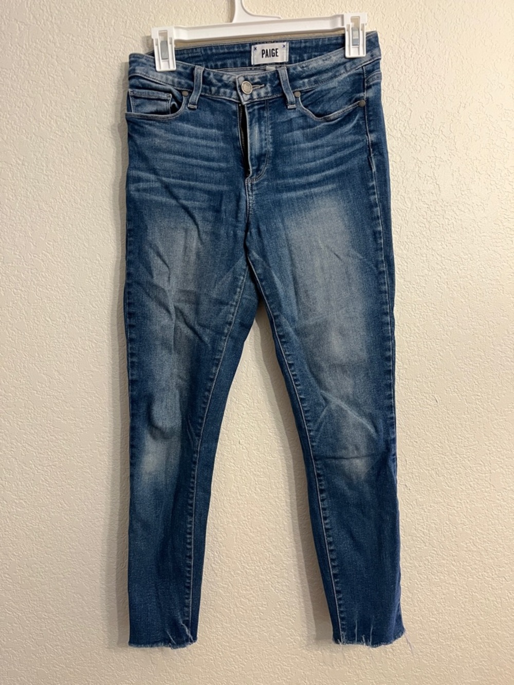 PAIGE Women Skinny Jeans in Medium Blue Wash